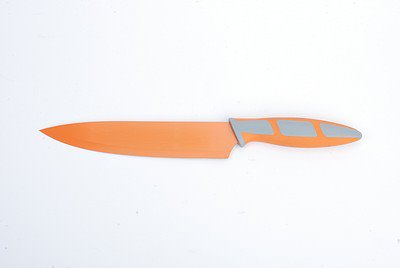 8'-orange-chef-knife-non-stick-stainless-steel-blade